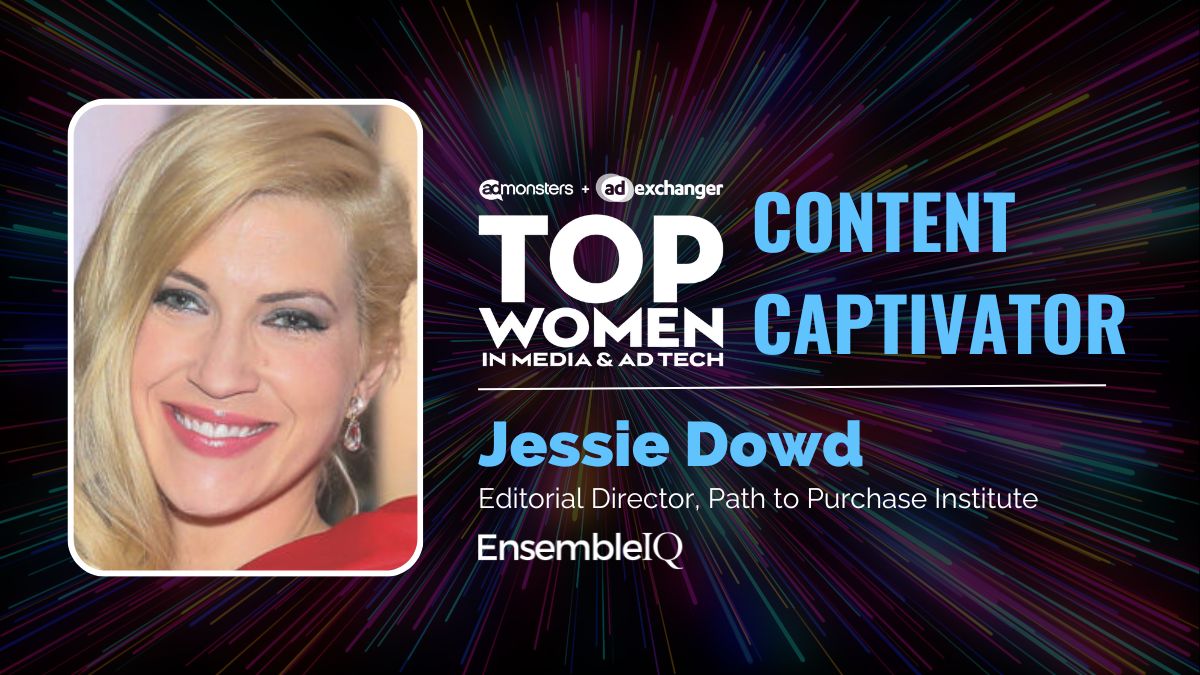 Jessie Dowd wins Top Women in Media & Ad Tech Award