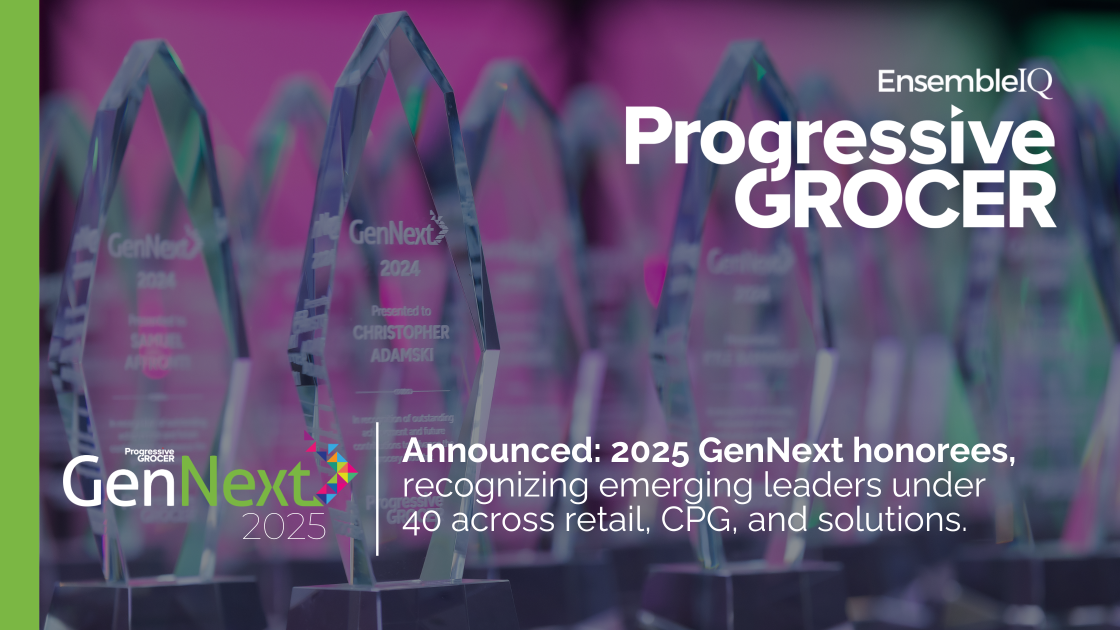 2025 Progressive Grocer GenNext Honorees and Emerging Grocery Retail Leaders