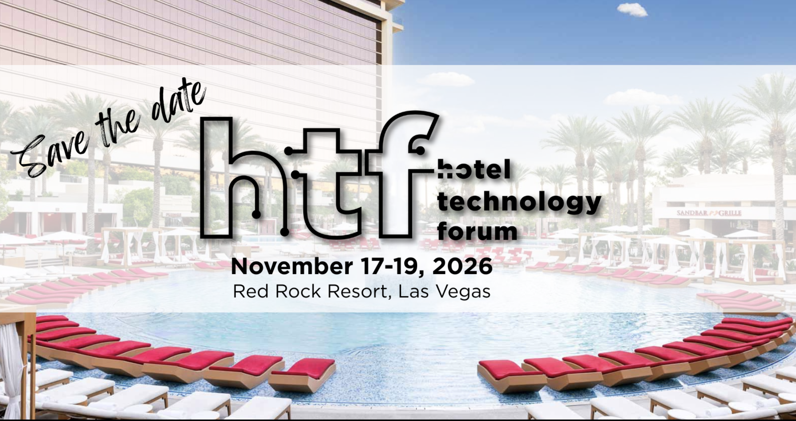 Hotel Technology Forum. Save the date: Nov 17-19