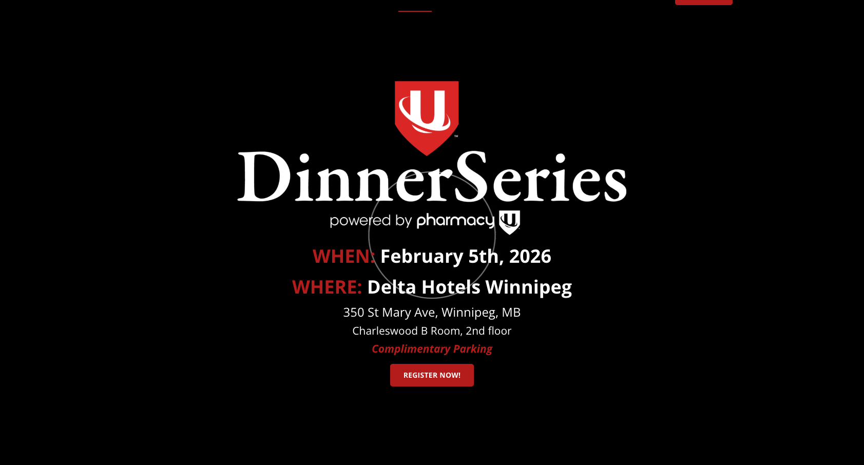 Pharmacy U Dinner Series Winnipeg