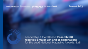 Vicki Wood, Editor of Pharmacy Practice + Business, winner of the 2026 B2B Leadership Award from the National Media Awards Foundation. EIQ shortlisted for National Magazine Awards B2B 2026