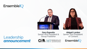 Gary Esposito and Abigail Lorden, newly appointed Senior Vice Presidents at B2B media company EnsembleIQ